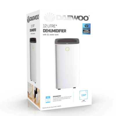 Daewoo dehumidifier 12L (British brand)