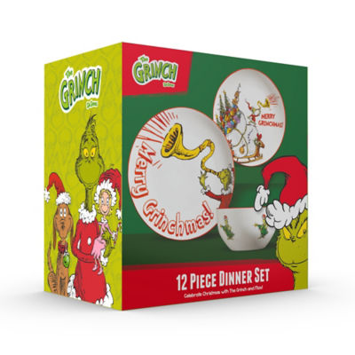 Picoline Merry Grinchmas 12-piece dinner set - British product