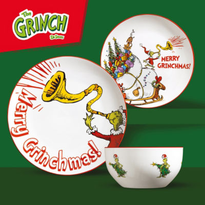 Picoline Merry Grinchmas 12-piece dinner set - British product