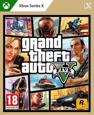 Xbox Grand Theft Auto V video game (British brand)