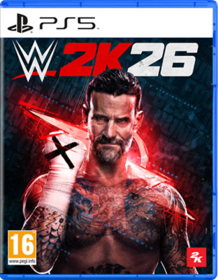 WWE 2K26 wrestling game for PS5 console, UK version