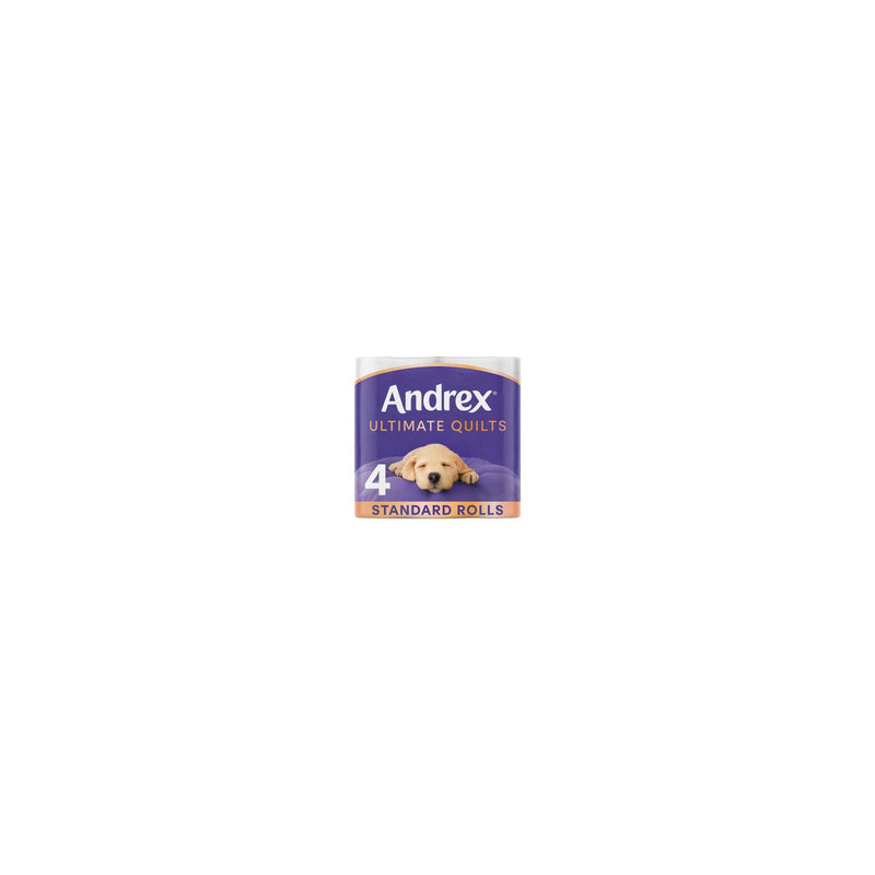 Andrex Ultimate Quilts toilet tissue 4 rolls, UK version