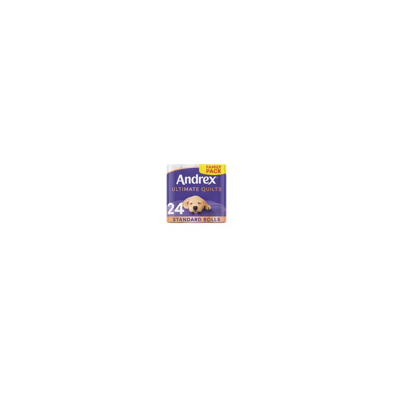 Andrex Ultimate Quilts toilet tissue 24 rolls (British brand)