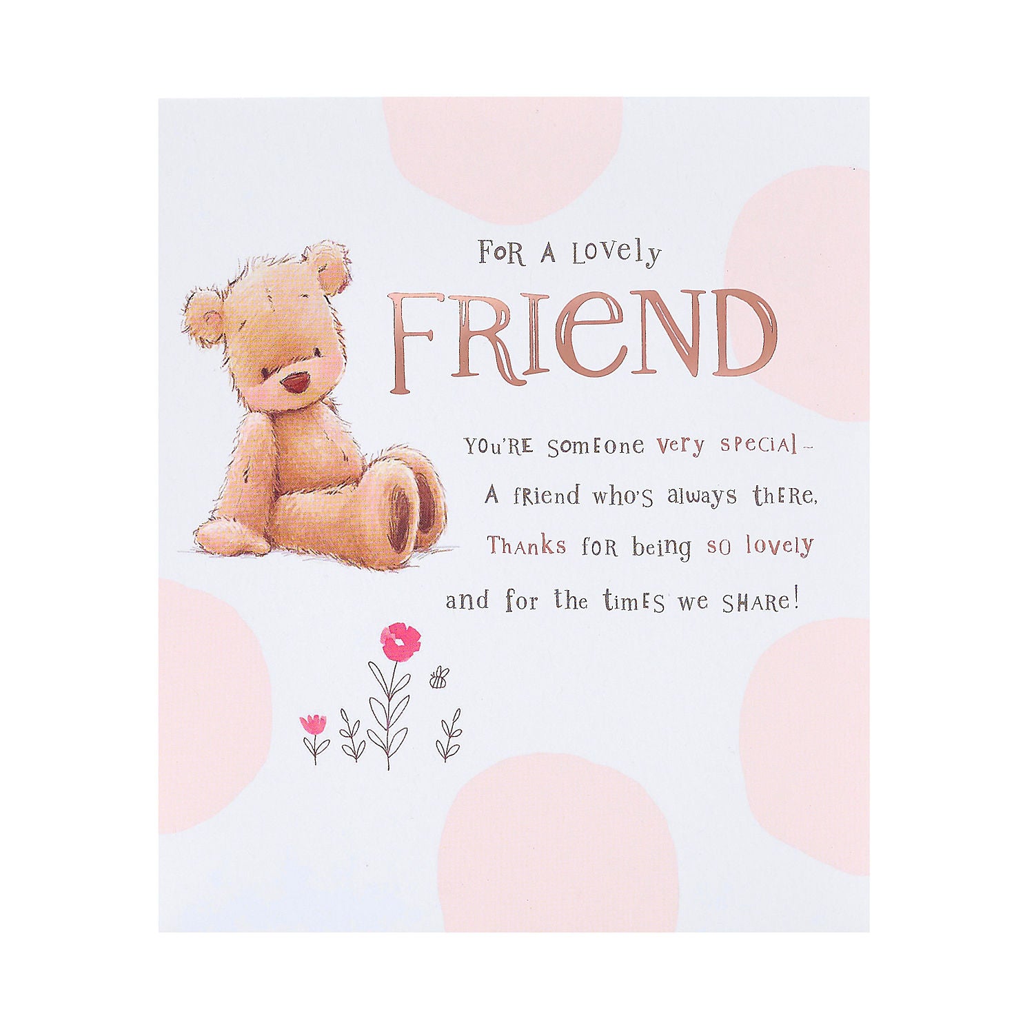 George Home Friend Birthday Card Nutmeg design (British brand)