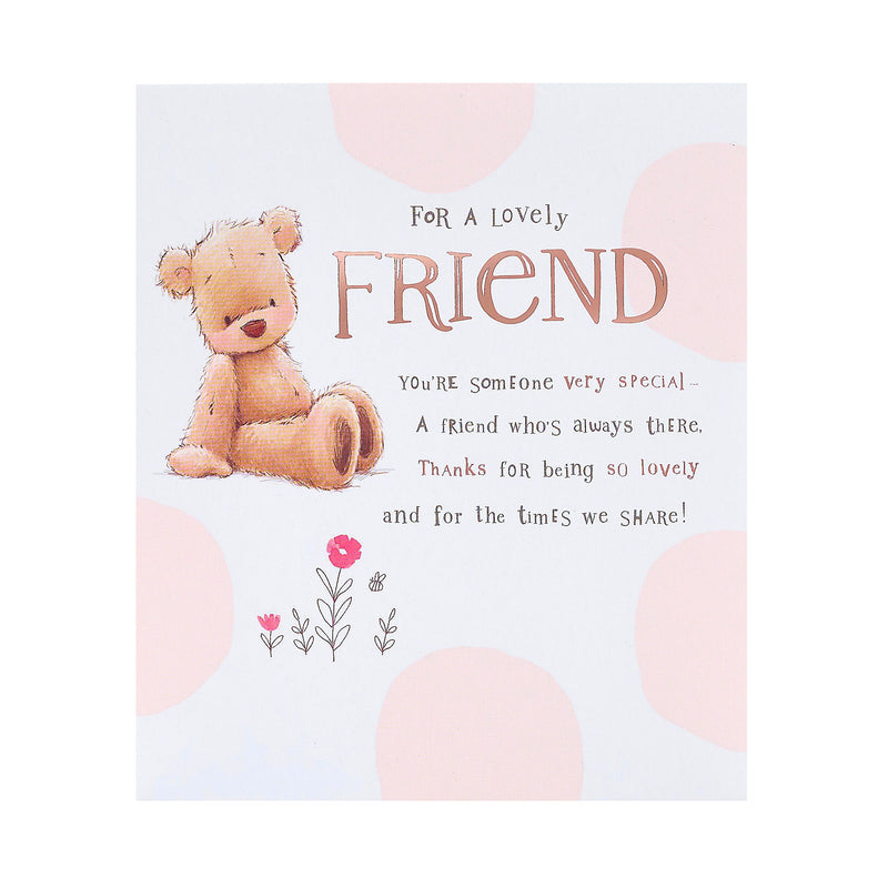 George Home Friend Birthday Card Nutmeg design (British brand)