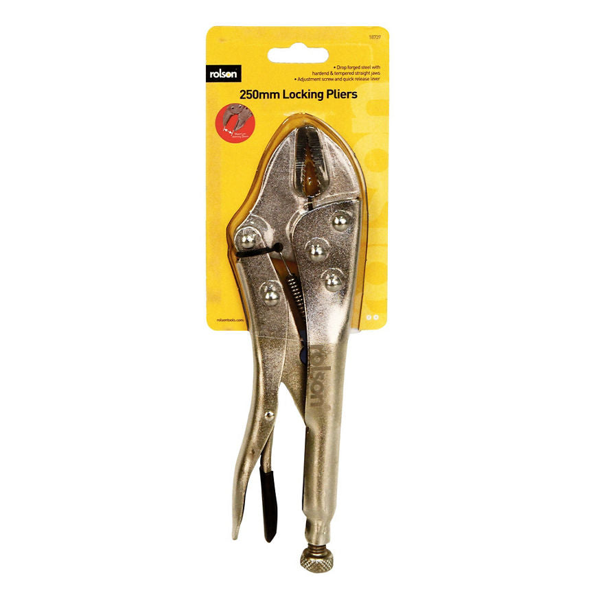 Rolson 250mm Locking Pliers GOODS ASDA   