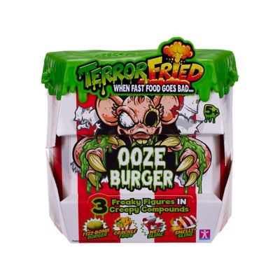 Terror Fried Ooze Burger toy with fizz bomb and crackle fries (British brand)