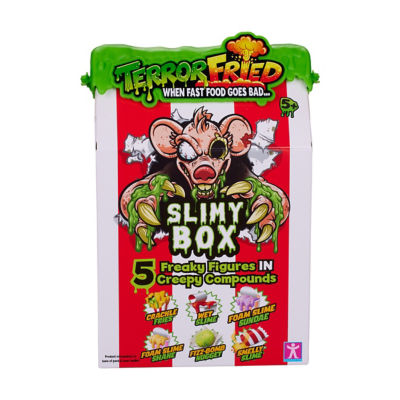 Terror Fried Slimy Box gross-out toy set, imported from the UK