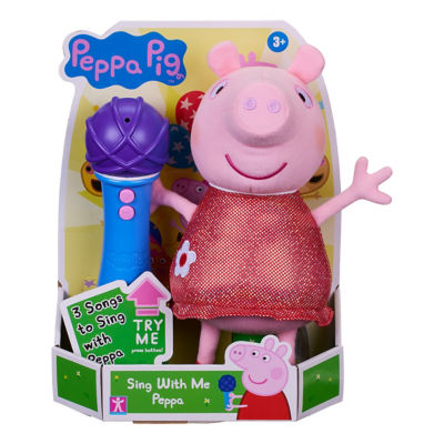 Peppa Pig plush toy Sing With Me, imported from the UK