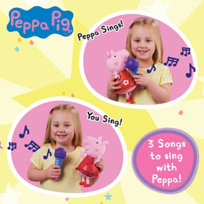 Peppa Pig plush toy Sing With Me, imported from the UK