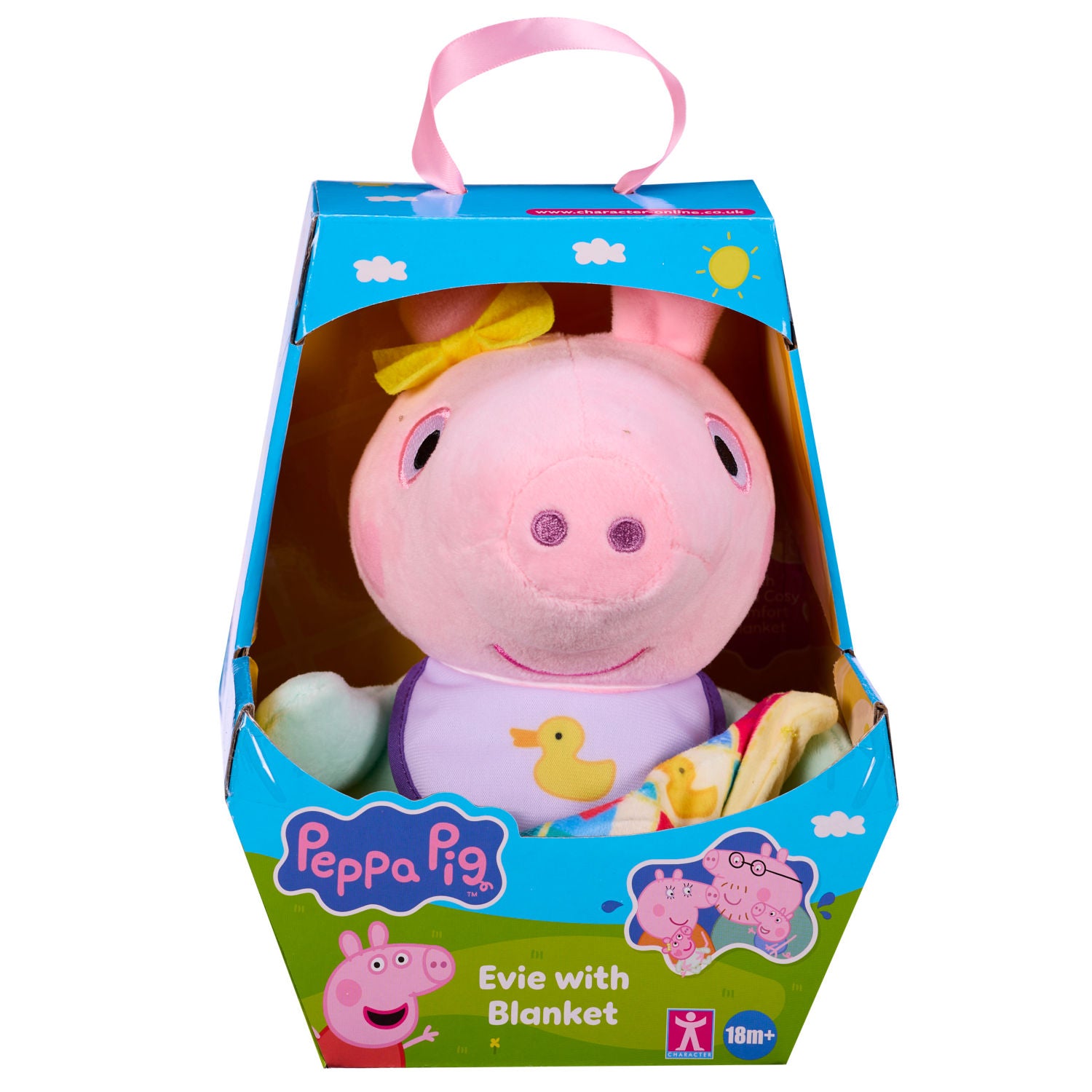 Peppa Pig Evie with Blanket plush toy - British product