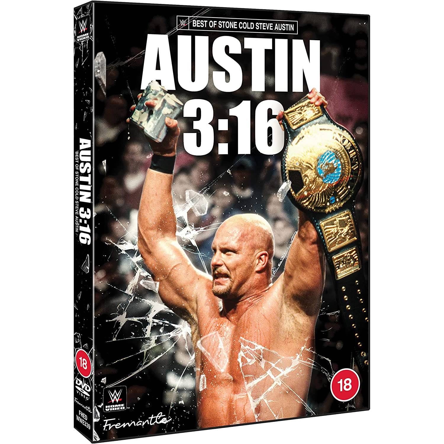 WWE Austin 3:16 DVD Stone Cold Steve Austin (British brand)