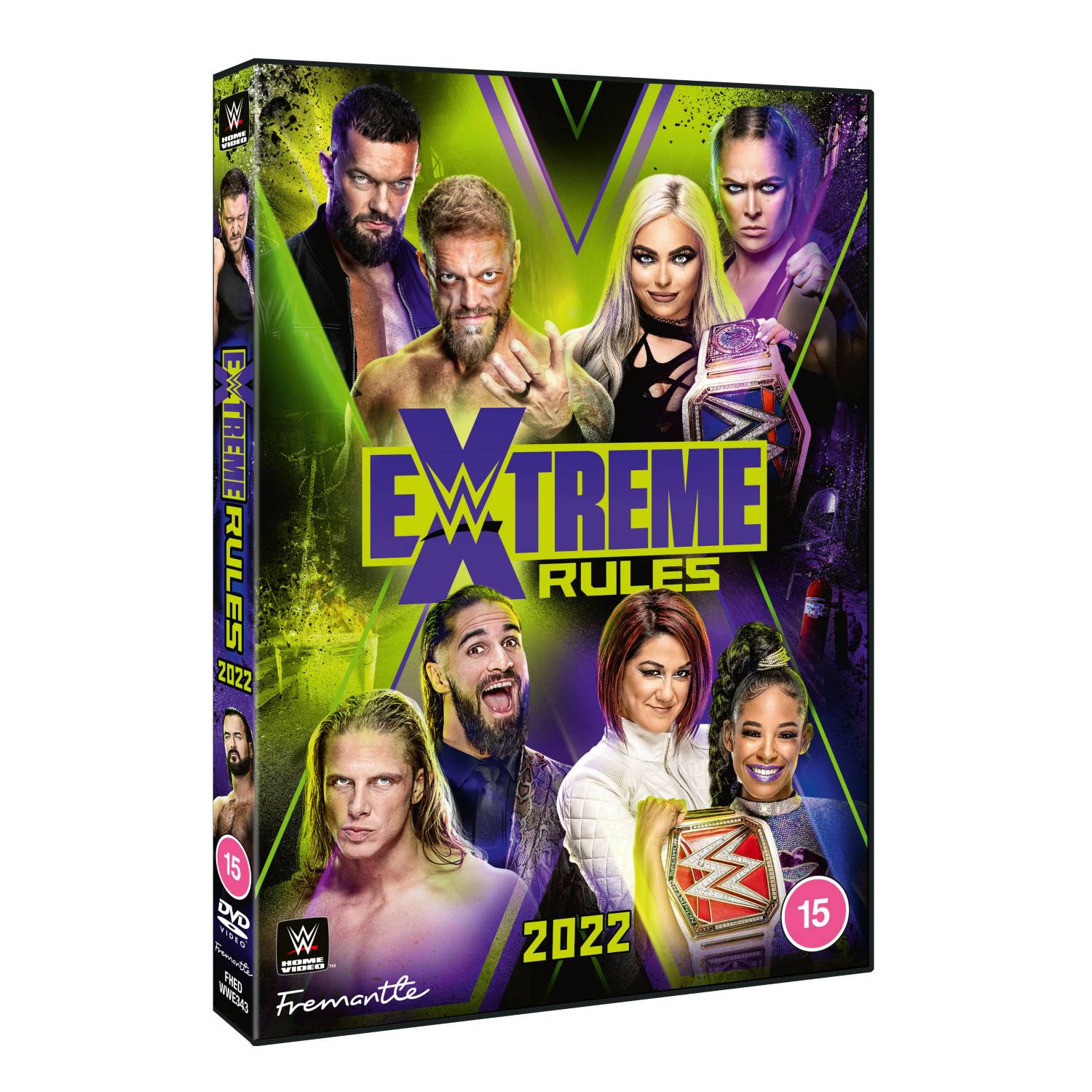 WWE Extreme Rules 2022 DVD, imported from the UK
