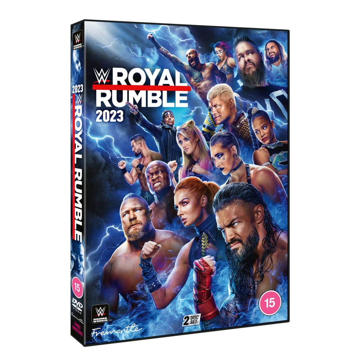 WWE Royal Rumble 2023 DVD cover - British product