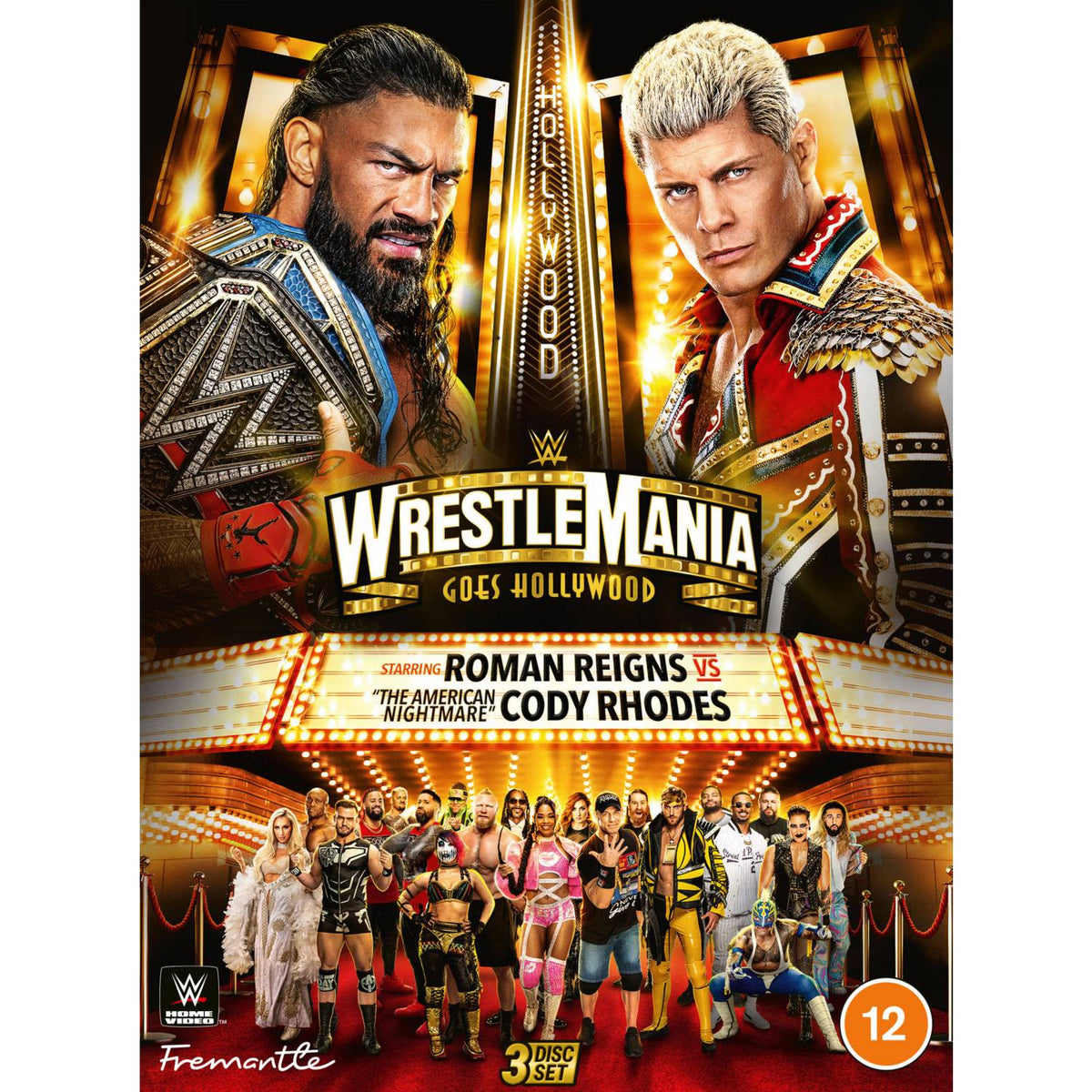 WWE Wrestlemania 39 Hollywood DVD - British product