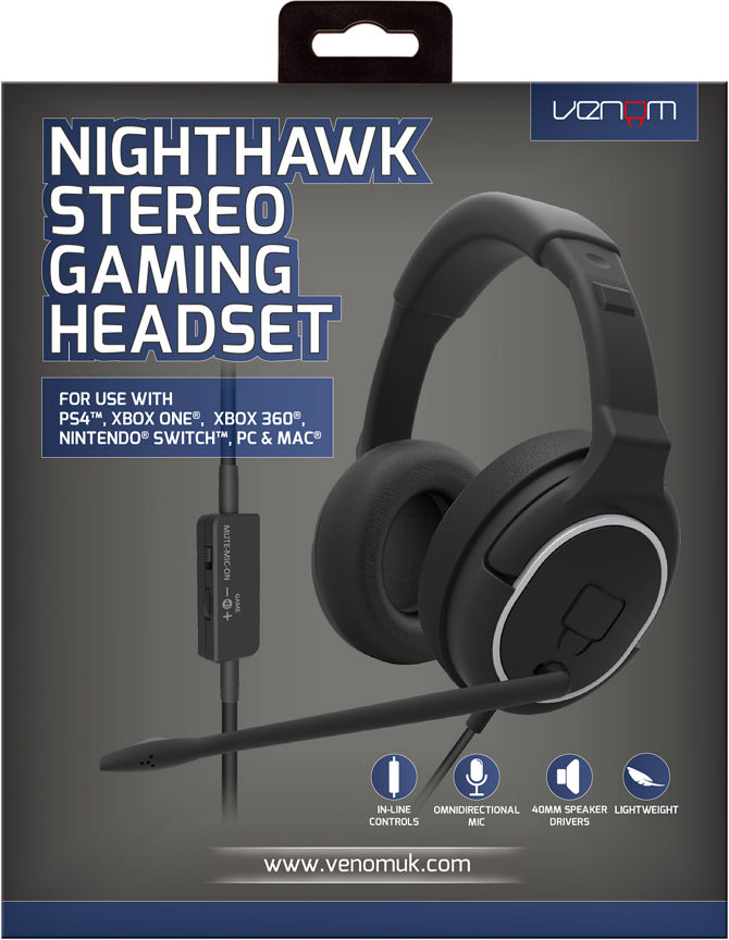 Venom Nighthawk Stereo Gaming Headset