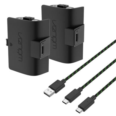 Venom Twin Oppladbart batteripakke Xbox Series X Svart 850mAh