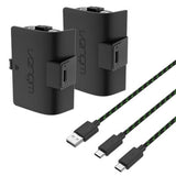 Venom Twin Rechargeable Battery Pack Xbox Controller Black (British brand)