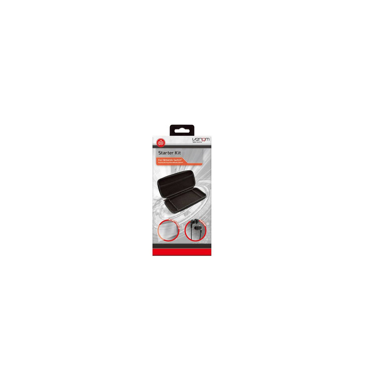 Nintendo Switch starter kit case screen protector earbuds, UK version