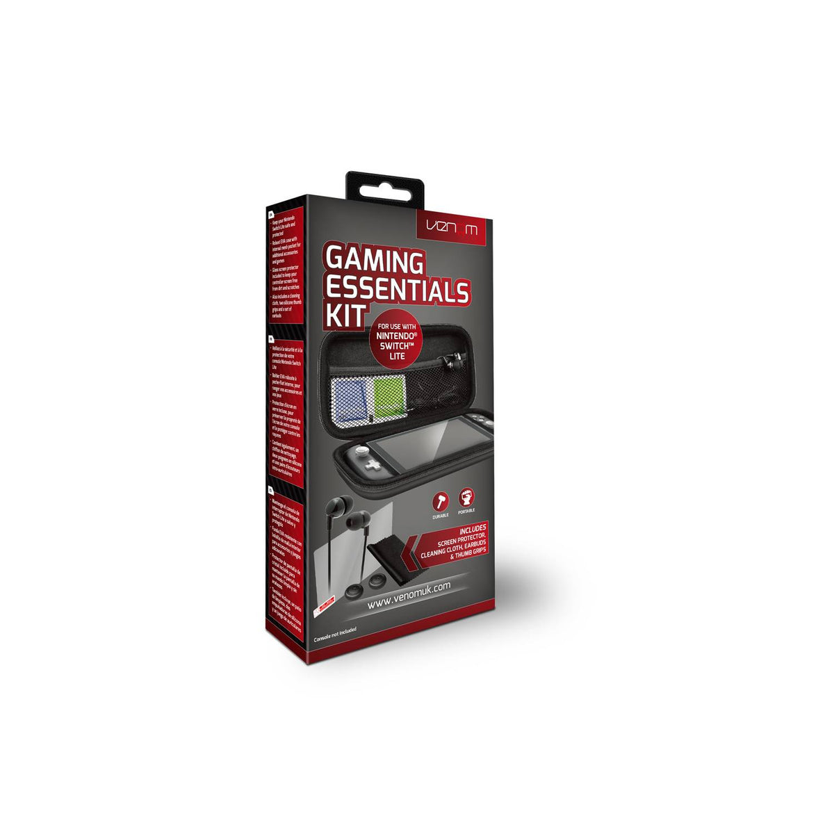 Venom gaming essentials kit for Nintendo Switch Lite console, UK version