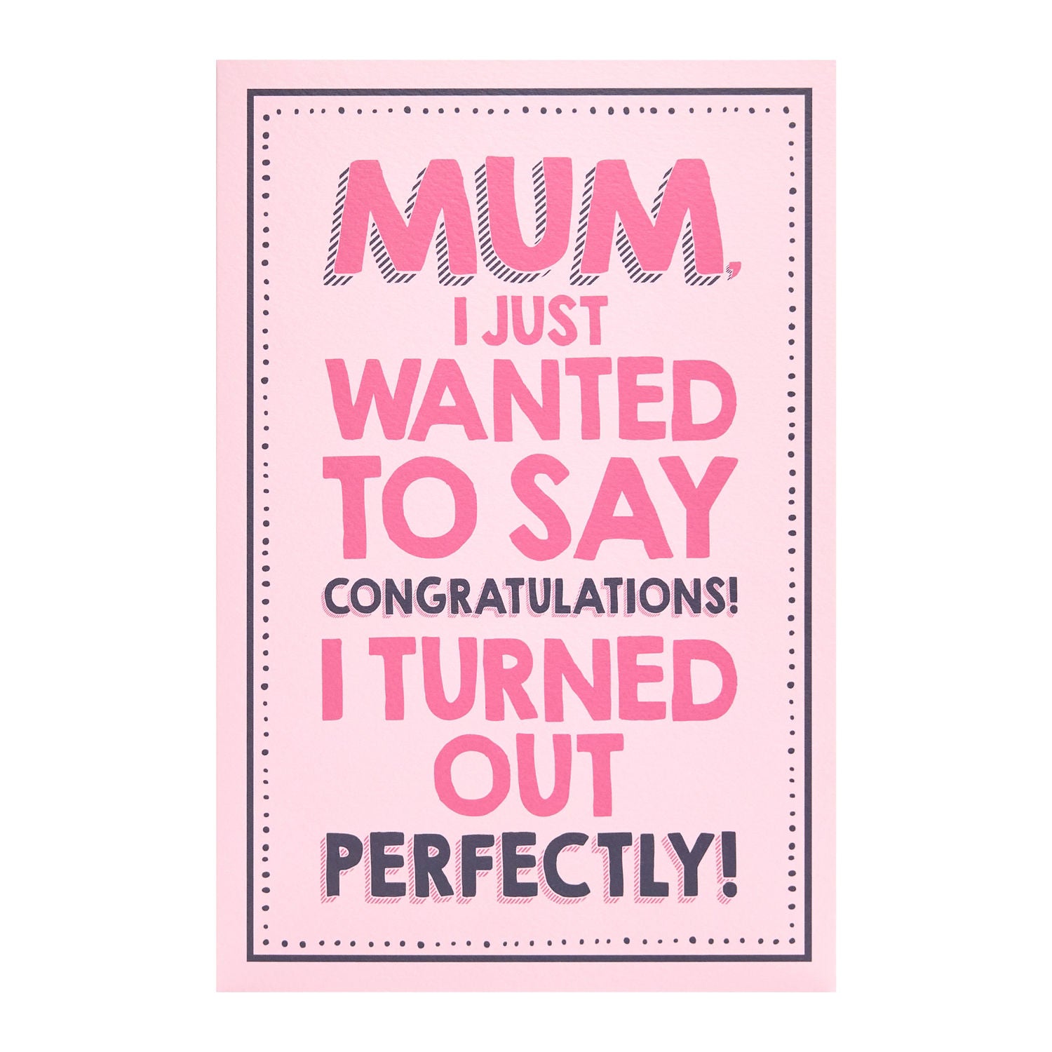 Mum birthday card 156x234 mm, UK version
