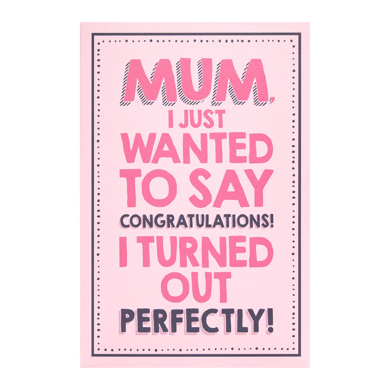 Mum birthday card 156x234 mm, UK version