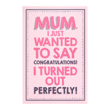 Mum birthday card 156x234 mm, UK version