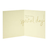 Carlton Gold Lettering Birthday Card