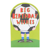 George Home football birthday card, UK version