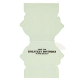Disney The Mandalorian Die Cut Birthday Card