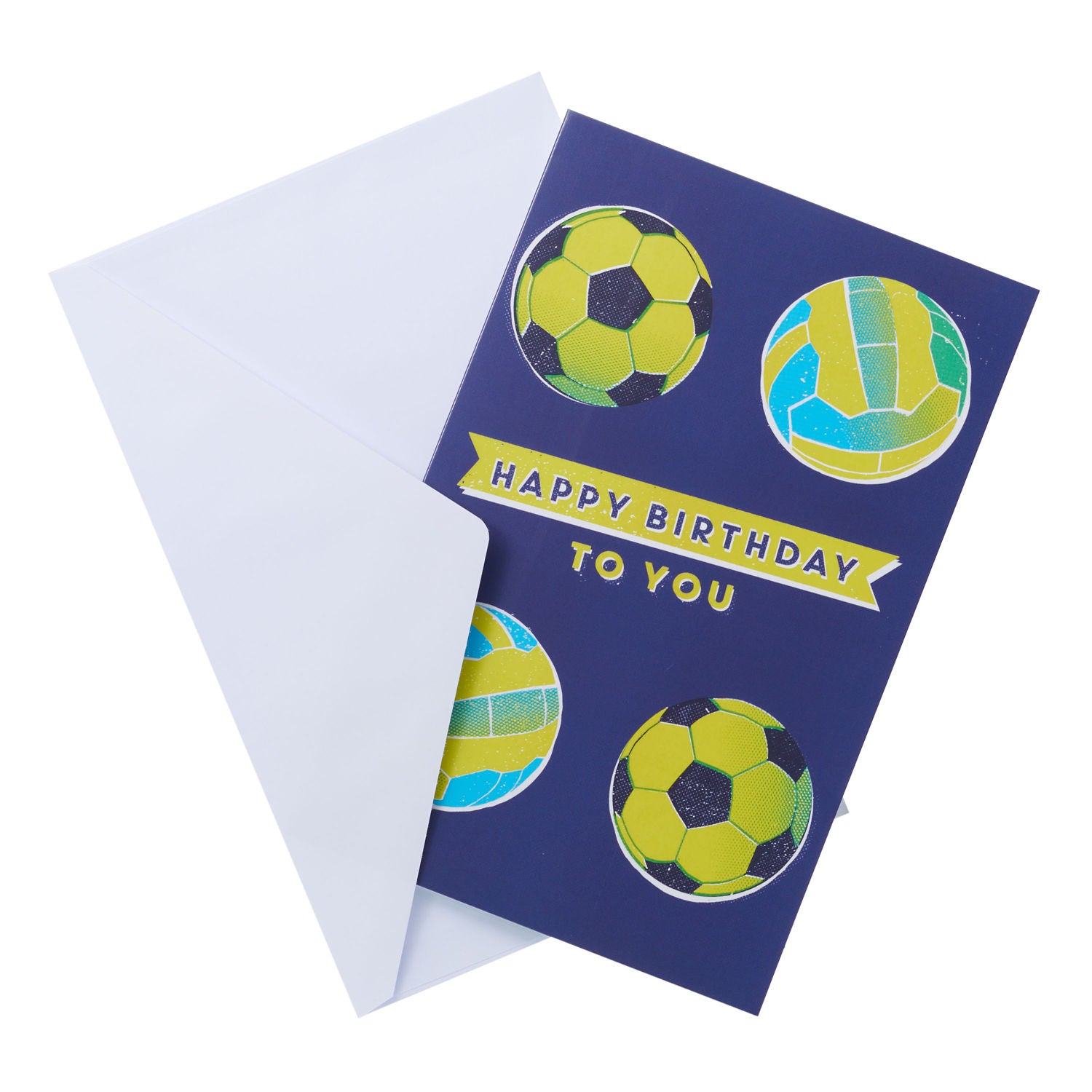 George Home football birthday card, UK version