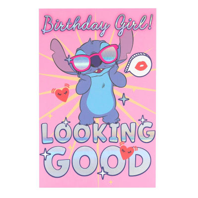 ASDA Disney Lilo and Stitch Birthday Card with Envelope- Buy online at McGrocer