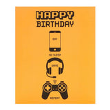 George Home gaming birthday card with envelope, UK version