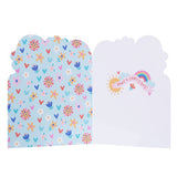 George Home unicorn birthday card 155x235mm, UK version