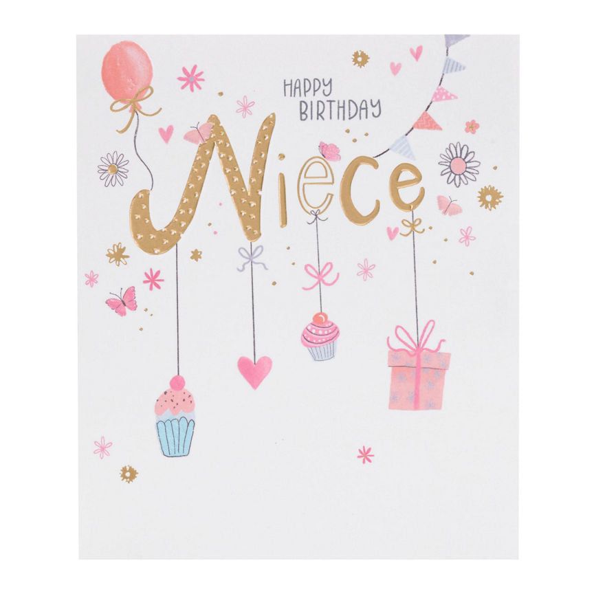 George Home Niece Birthday Card GOODS ASDA   