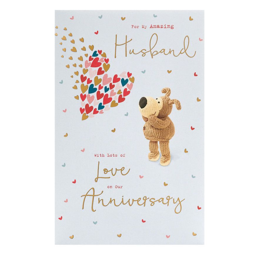 Boofle Husband Wedding Anniversary Card GOODS ASDA   