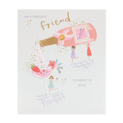 ASDA George Home Friend Birthday Card 160x190mm- Buy online at McGrocer