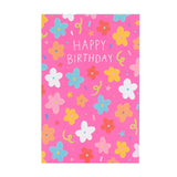 George Home Pink Floral Birthday Card GOODS ASDA   