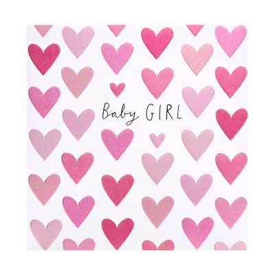 ASDA Birth Congrats Girl Card Greeting Card 165x165mm- Buy online at McGrocer