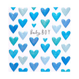 Baby boy congratulations greeting card - British product