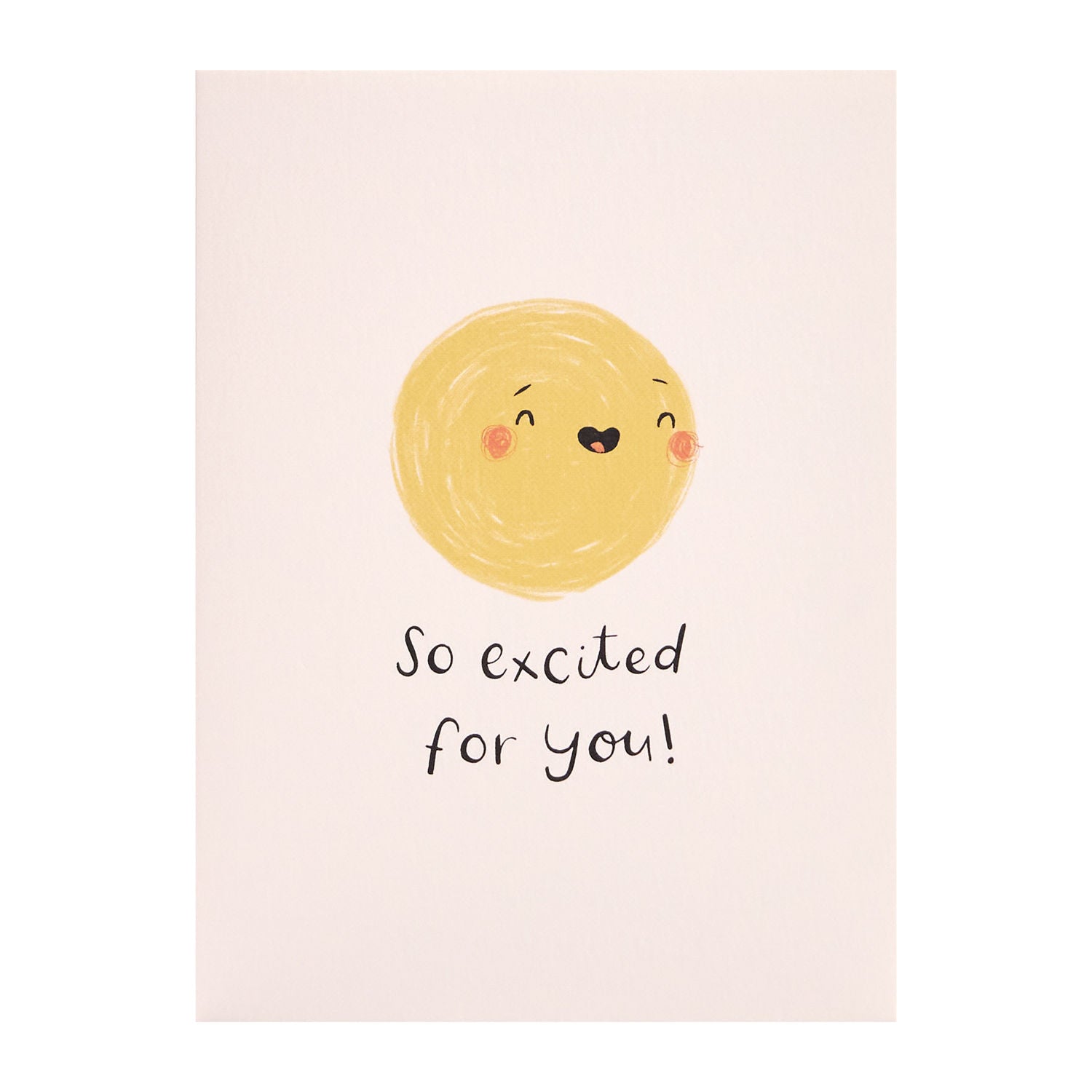 British congrats card with Woohoo message 123x163, imported from the UK
