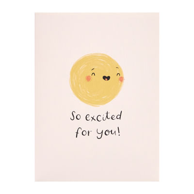 British congrats card with Woohoo message 123x163, imported from the UK