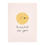 British congrats card with Woohoo message 123x163, imported from the UK