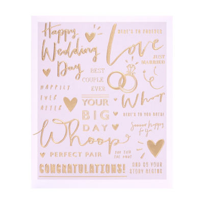 Wedding card 160x190 with envelope - British product