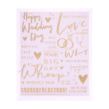 Wedding card 160x190 with envelope - British product
