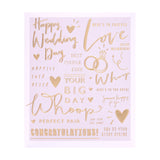 Wedding card 160x190 with envelope - British product