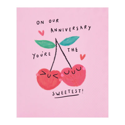 George Home anniversary greeting card, imported from the UK