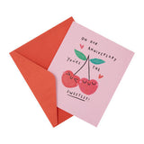 George Home anniversary greeting card, imported from the UK