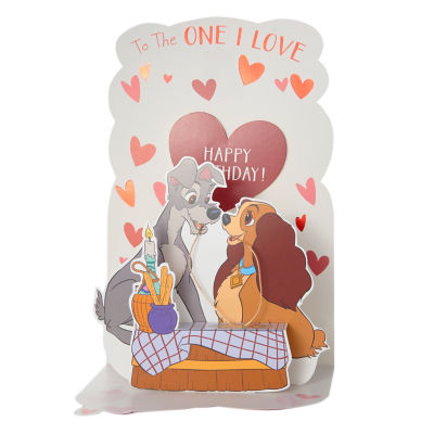 Disney One I Love birthday card 171 x 260 mm - British product
