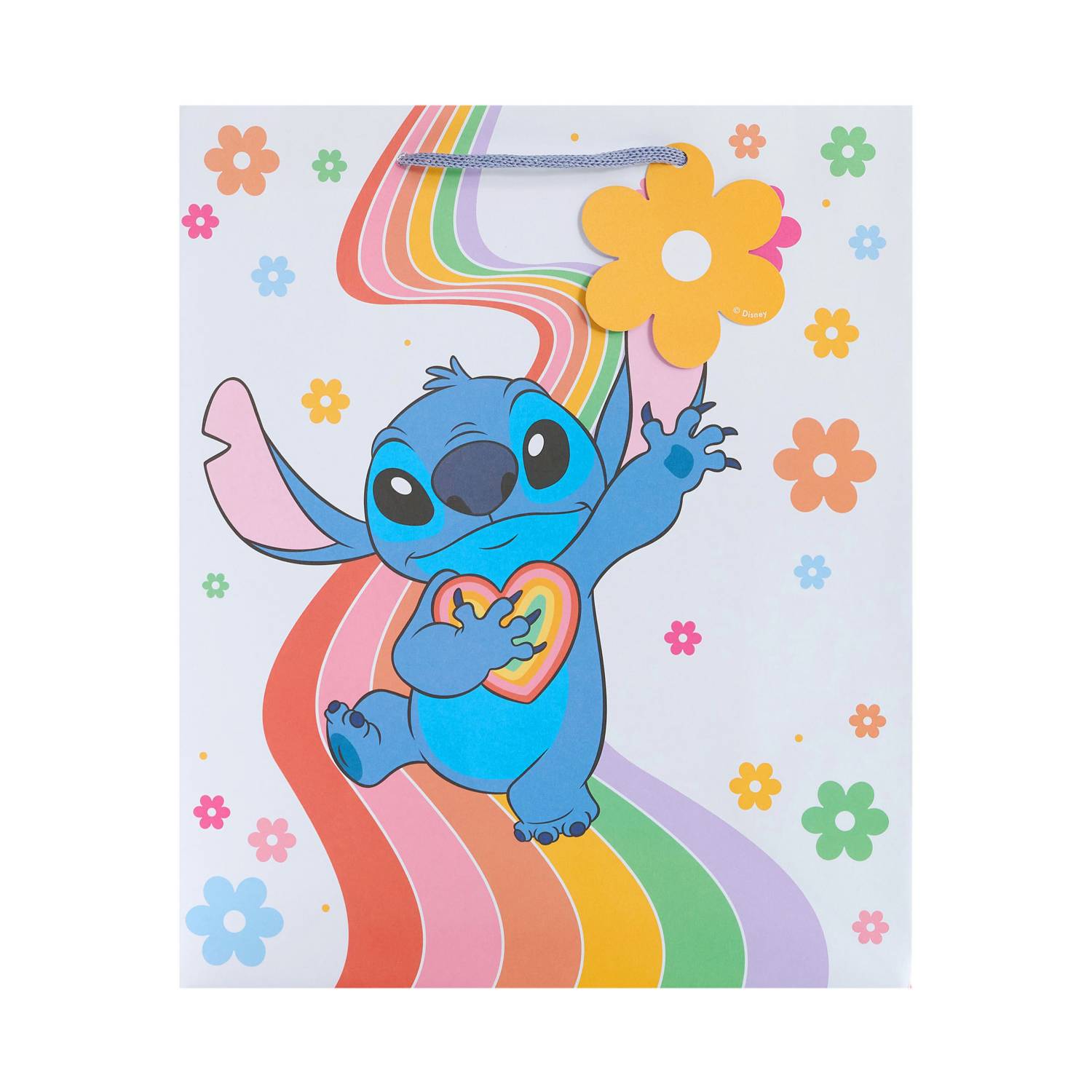 Disney Stitch large gift bag, UK version